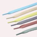 1Pair Solid Flat Shoelaces Sneakers Canvas Shoe laces Women Men Shoelace 21Colors Width 0.8cm Classic Laces for Shoes Strings