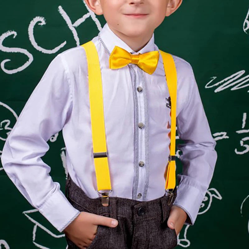 Kids Suspenders Soild Fashion Children Boys Braces Girls Adjustable Designer Belts Baby Wedding - Visuel 3 | SAMAG