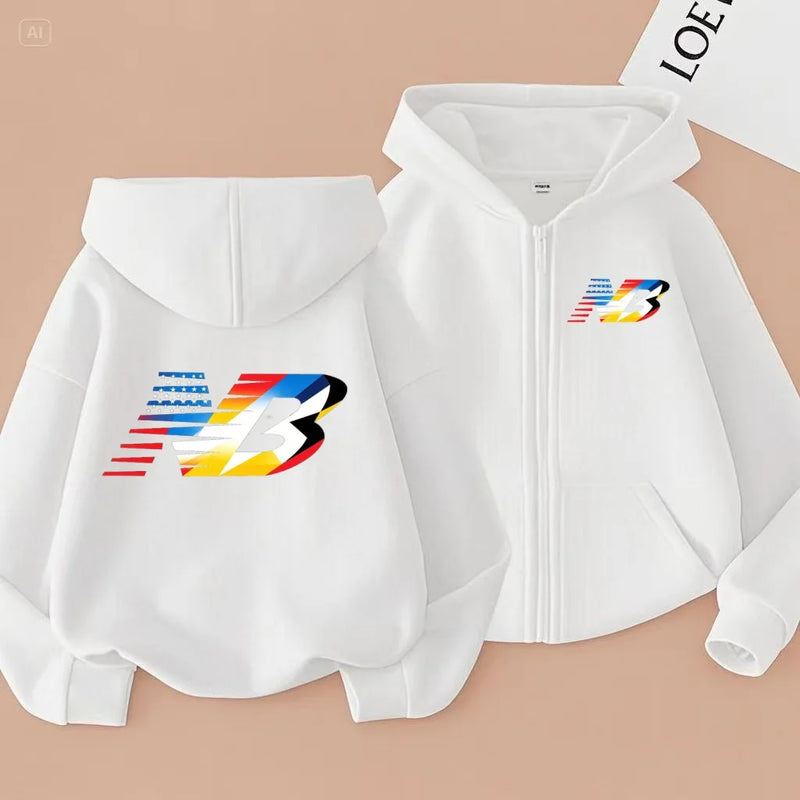 New Children's Sport - style Zipper Hooded Sweatshirt - View 7 | SAMAG