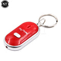 Wireless 10m Anti-Lost Alarm Key Finder Locator Keychain Whistle Sound With LED Light Mini Anti Lost Key Finder