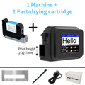 Iottim 12.7mm Mini Portable Inkjet Printer Small Business Date Label Printer QR code Logo Batch Number