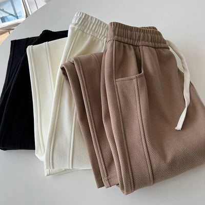 Women's Fashion Solid Color High Waist Drawstring Banana | SAMAG