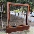 Metal bracket fountain waterfall garden decoration steel rain curtain