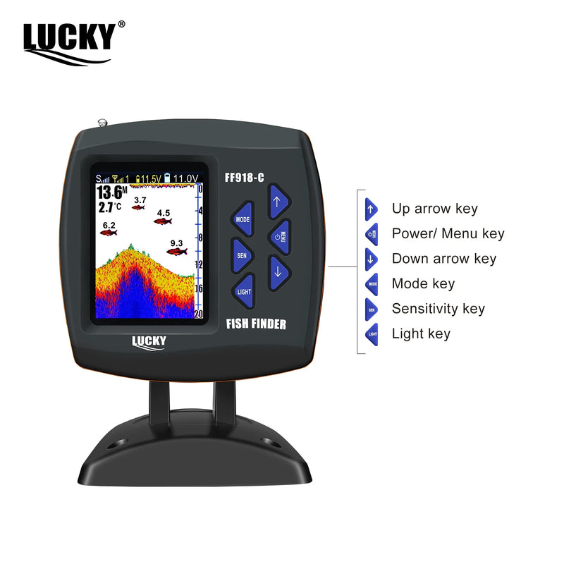 Lucky FF918 Wireless Remote Control Boat Fish Finder | SAMAG