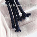 Classic Round Shoelaces Durable Polyester Solid Sneaker Boot Laces Anti-loose Replacement Sports Shoes Laces 1 Pair