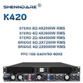 ShennDare 4x2800W Audio Professional Power Amplifier 4 Channels 1U Subwoofer Amplifier Class D Line Array Speaker Preamplifier