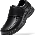 FitVille Men'S Extra Wide Diabetic Leather Dress Shoes, Roomy Wide Toe Box, Built-In Arch Support Orthopedic Shoes, Pain Relief For Swollen Feet, Edema, Plantar Fasciitis, Bunions & Neuropathy