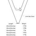 ORSA JEWELS 100% 925 Sterling Silver Link Chain Necklaces Minimalism Snake/Paperclip/Box/Figaro/Chopin/Cuban Chains 40-60cm