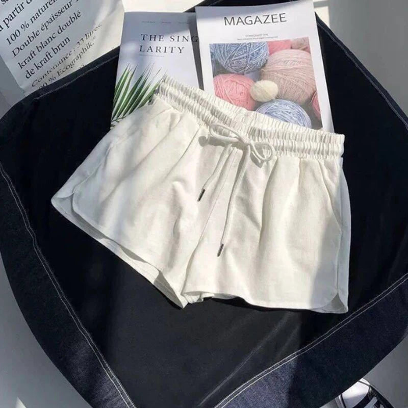 High Waisted Elastic Sports Shorts for Women Loose | SAMAG