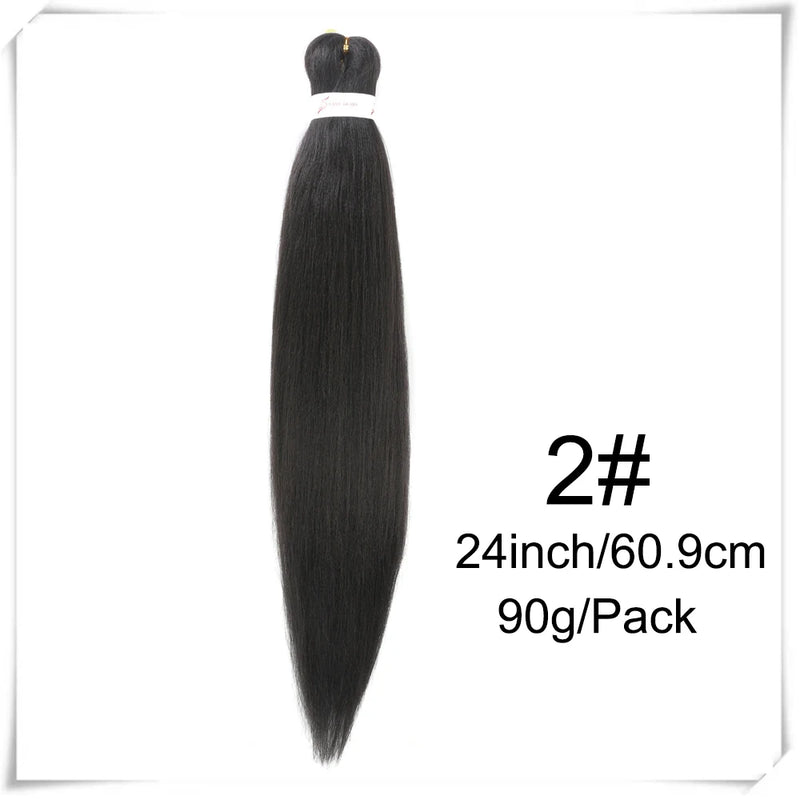 Pre Stretched Braiding Hair 26inch Kanealon for Braids Yaki Straight Synthetic Braids Hair Extension Expressions Braiding Hair