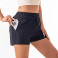 Women's 2-In-1 Anti-Exposure 3-Inch Yoga Shorts - Summer High-Waisted Quick-Drying Gym Shorts
