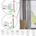 Customized Smart 25mm Curtain Motor Electric Roller Blinds Shutter Tubular Motor 38mm Tube Tuya Wifi Curtain Switch Moudle Alexa
