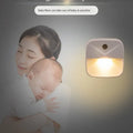 LED Night Light, EU Plug-in Smart Wireless Light Control Sensor Light, 220V Wall Light For Home Corridors, Bathrooms, Hallways
