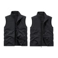 Autumn Winter Comfortable Versatile Windproof Casual Vest Outdoor Leisure Fishing Men Leather Vest Men Fashion Breathable Vest