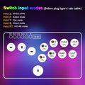 Flatbox Left/Right Layout Mini HitBox Stickless Controller For PS4 FightStick HotSwap Kailh Switch Arcade Joystick For PC/PS3/NS