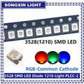 100pcs/lot 3528 1210 Diode SMD LED Diodes Kit Green RED WARM White ICE Blue Yellow Pink Purple-UV Orange rgb PLCC-2 High Quality