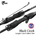 LEYDUN Black Creek Fishing Rod 2 Section Spinning Casting | SAMAG