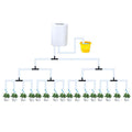 Automatic Plant Flower Watering Pump Home Sprinkler Drip Irrigation Device 2/4/8/16 Heads Pump Timer System Kit Garden Tool