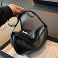 2026 Vintage Soft Leather Dumpling Bag For Women All-Match Multiway Shoulder Crossbody Hobo Purse Adjustable Strap Daily Commute Handbag