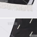 Movie Cosplay Clint Eastwood Poncho Cowboy Serape Aztec Pattern Black Fringed Shawl Cape Cloak Hat Halloween Navidad Comic Con