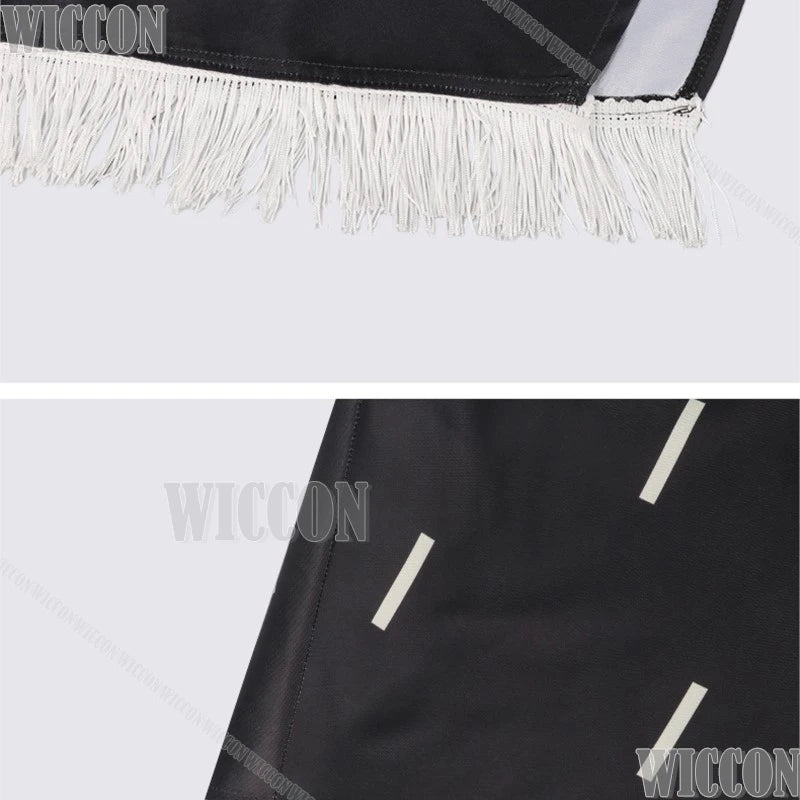 Movie Cosplay Clint Eastwood Poncho Cowboy Serape Aztec Pattern Black Fringed Shawl Cape Cloak Hat Halloween Navidad Comic Con