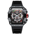 Sports Men's Watch ONOLA Luxury Fashion Fully Automatic Mechanical Watches men Unique Design Waterproof Tape Watch Wristwatch