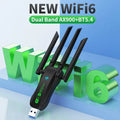 900Mbps Network Card WIFI6 AX900 USB Bluetooth 5.4 Wireless Adapter Dual Band 2.4G&5GHz Dongle Driver - Visuel 2 | SAMAG