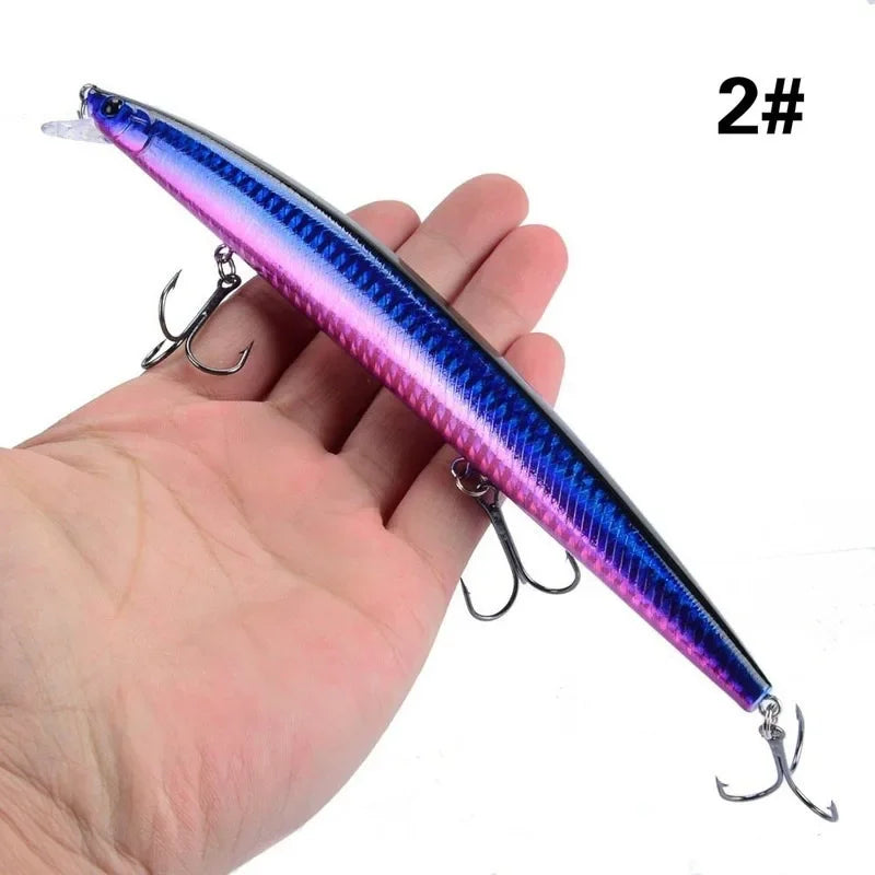 16 Colors 18cm 24g Minnow Fishing Lure Laser Crankbait | SAMAG