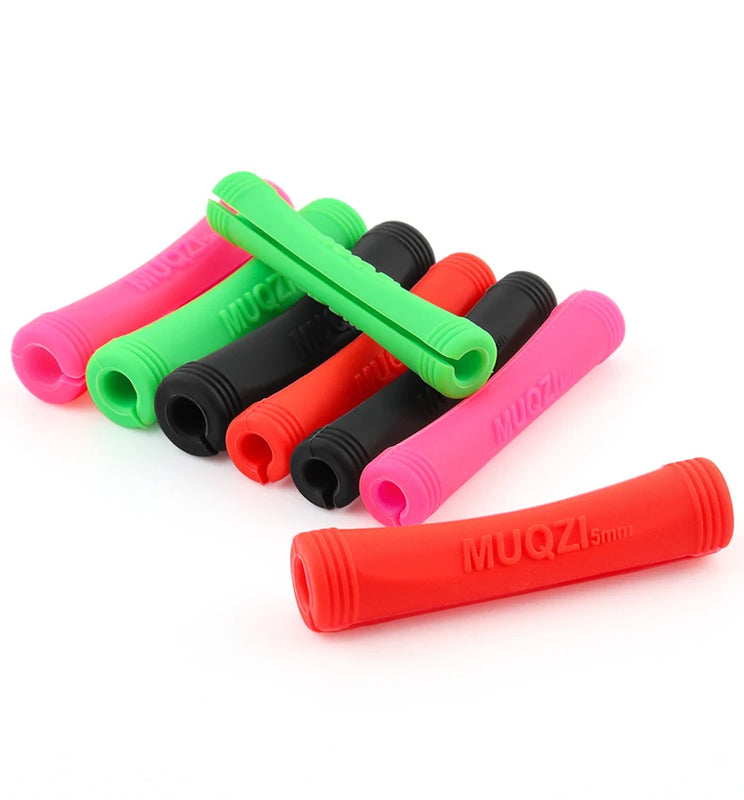 MUQZI 4/8pcs Bicycle Cable Protector Brake Shift Line Frame Protect Sleeve MTB Road Fixed Gear Bike Universal