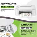 50 Sheets A4 Glossy Vinyl Sticker 8.3 X 11.7 Inch - View 4 | SAMAG