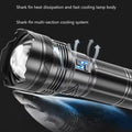99000000LM Super Bright LED Flashlight 100W GT60 Long Range Powerful Torch Type-c Rechargeable Outdoor Flashlight Power Display