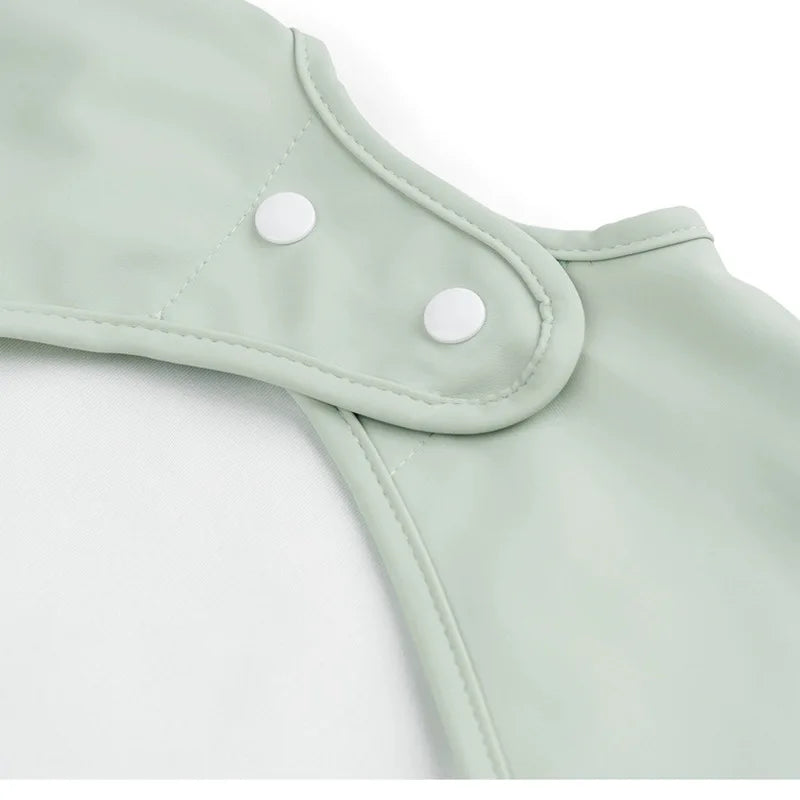 Cute Baby Bibs Waterproof Oil Proof Apron New Double Buckle Washcloth Feeding Bib Soft Burp Cloth For Boy Girl Bandana Bibs