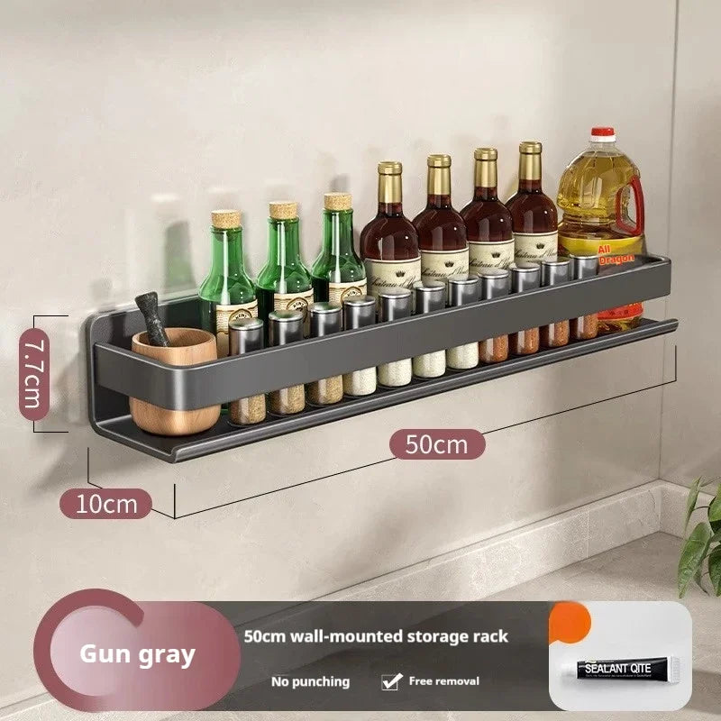 Storage Rack Multifunctional Wall Mounted Large Durable Organizer For Kitchen And Bathroom - View 8 | SAMAG
