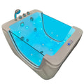 l Home Freestanding Hydrotherapy Baby SPA Bathtub Massage Thermostat Soaking Bathtub Acrylic Children's Bathtub
