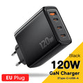 Essager 120W GaN Charger 4 in 1 USB C PD Fast Charger For Macbook Laptop iPhone 17 16 15 14 Pro Max Samsung iPad Quick Charger