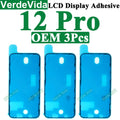 VerdeVida 3pcs OEM Screen Display Adhesive for iPhone 13 Pro Max 11 12 13 14 15 Plus XS X LCD Waterproof Glue Sticker Frame Seal