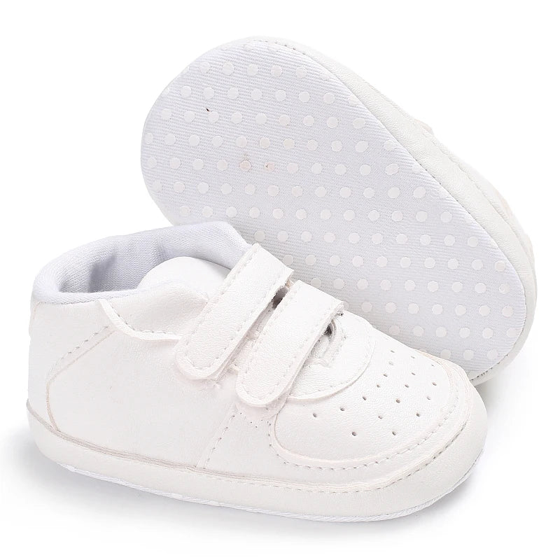 0-18M Classic Fashion Infant Casual Sneakers Soft Sole Baptism Comfortable First Walking Shoes For Baby Boys Girls