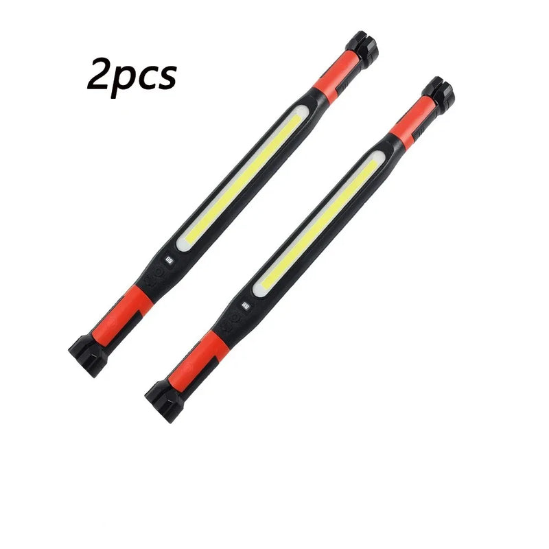 Super Bright Magnetic Work Light Built-in 5200mAh Rechargeable Battery Underhood Work Lamp Bar For Car Repair Outdoor Lighting