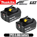 Original Makita 18V Battery 6AH Is Used for Replacing Lithium Batteries in Makita BL1840BL1830b BL1850b BL1850BL1860BL1815.