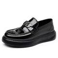 New Arrival Mens Driving Loafers Thick Bottom Summer Casual Shoes Leather Moccasins Breathable Slip on Boat Shoes Business Flats