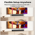 ULTIMEA 2.1ch SoundBar for Smart TV, 5.25" Wireless Subwoofer, BassMX&VoiceMX, App Control 240W Peak Power Soundbar 2026 Newest