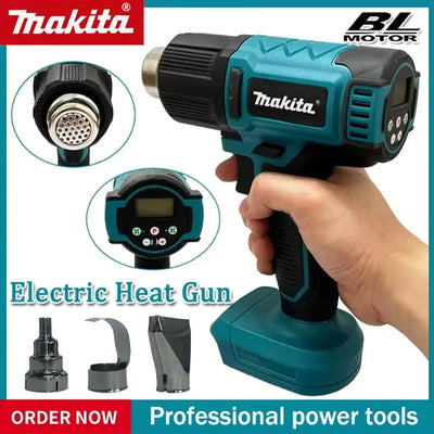 Makita Handheld Electric Heat Gun 18V Cordless Adjustable Hot Air Industrial Grade Battery Powered Tool for Various | SAMAG