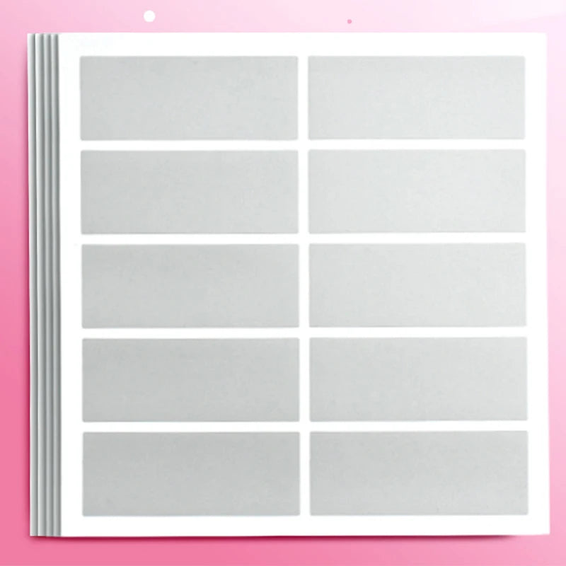 50 Pcs PVC Scratch Off Labels Sticker for Party Activity Favors Kid's Stationery Sticker
