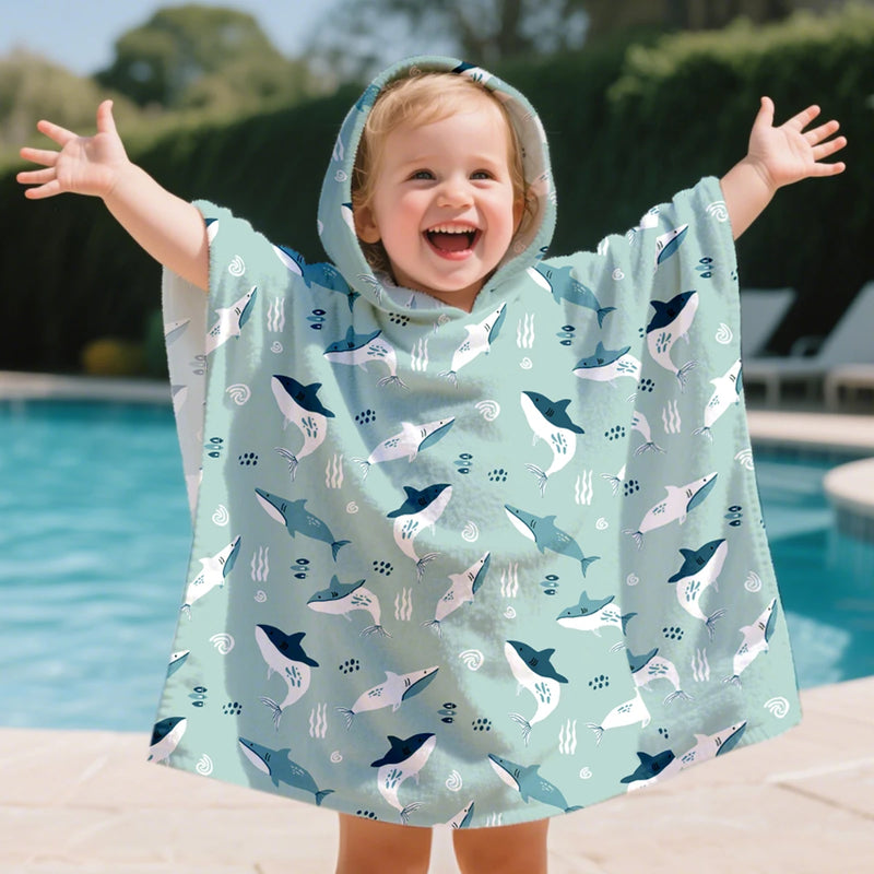 Elinfant Hooded Bath Towel -Soft, Absorbent, For 0-3 Years Old, Bathroom, Beach,Baby Bath Towel,Suitable for Youngsters's
