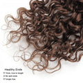 4 Chocolate Brown Water Wave Bundles Ombre Colored Deep Curly Raw Human Hair Bundles Deal Hair Extension Hair Weave Double Weft