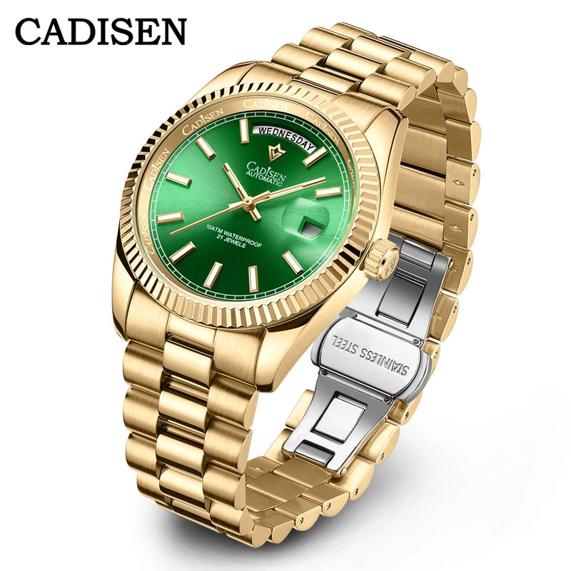 CADISEN DD40 Men Watches Luxury Automatic Watch Men AR Sapphire Glass Mechanical Wristwatch Men 10Bar MIYOTA 8285 Movt 2023 New
