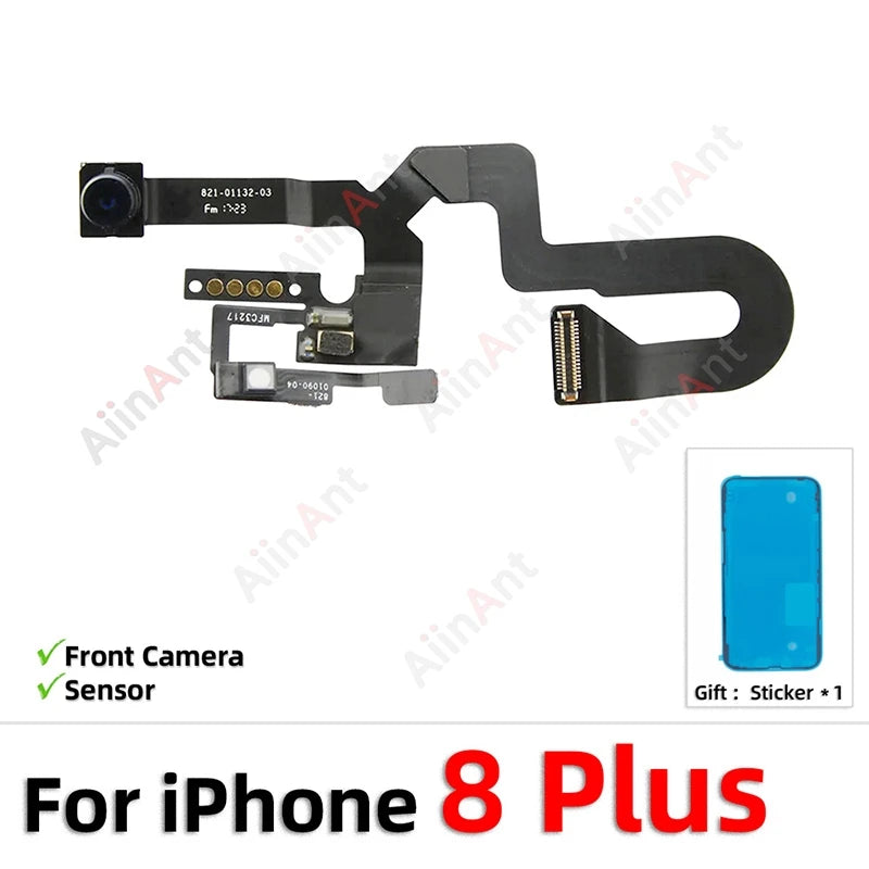 100% Test Top Small Proximity Ambient Light Sensor Front Camera Flex Cable For iPhone 11 Pro X Xr Xs Max 6 6s 7 8 Plus SE 2020
