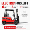Electric Forklift High Quality Energy Saving Battery 2 Ton Forklifts for Warehouse Factory Direct Sales Customizable
