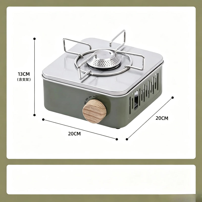 PACOONE 2800W High Firepower Portable Cassette Butane Stove Outdoor Camping Gas Burner For Picnic Travel Backpack Cooking Gear
