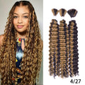 Synthetic Curly Deep Wave Bulk hair For Braiding 20inch No Weft Deep Wave For Braiding Micro Faux Braiding Hair for Boho Braids